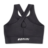 BONINI Aspire Crop Sport Top Black